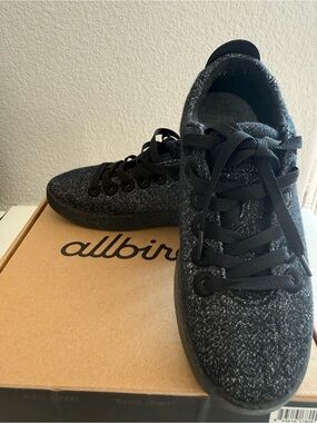 allbirds Women’s Raven Heather Black Wool Sneakers